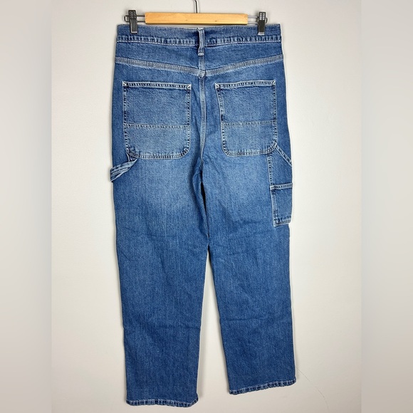 GAP Denim - GAP 90s Carpenter Jeans Blue Sz 6/28 High Rise Utility Work Wear Casual CBK